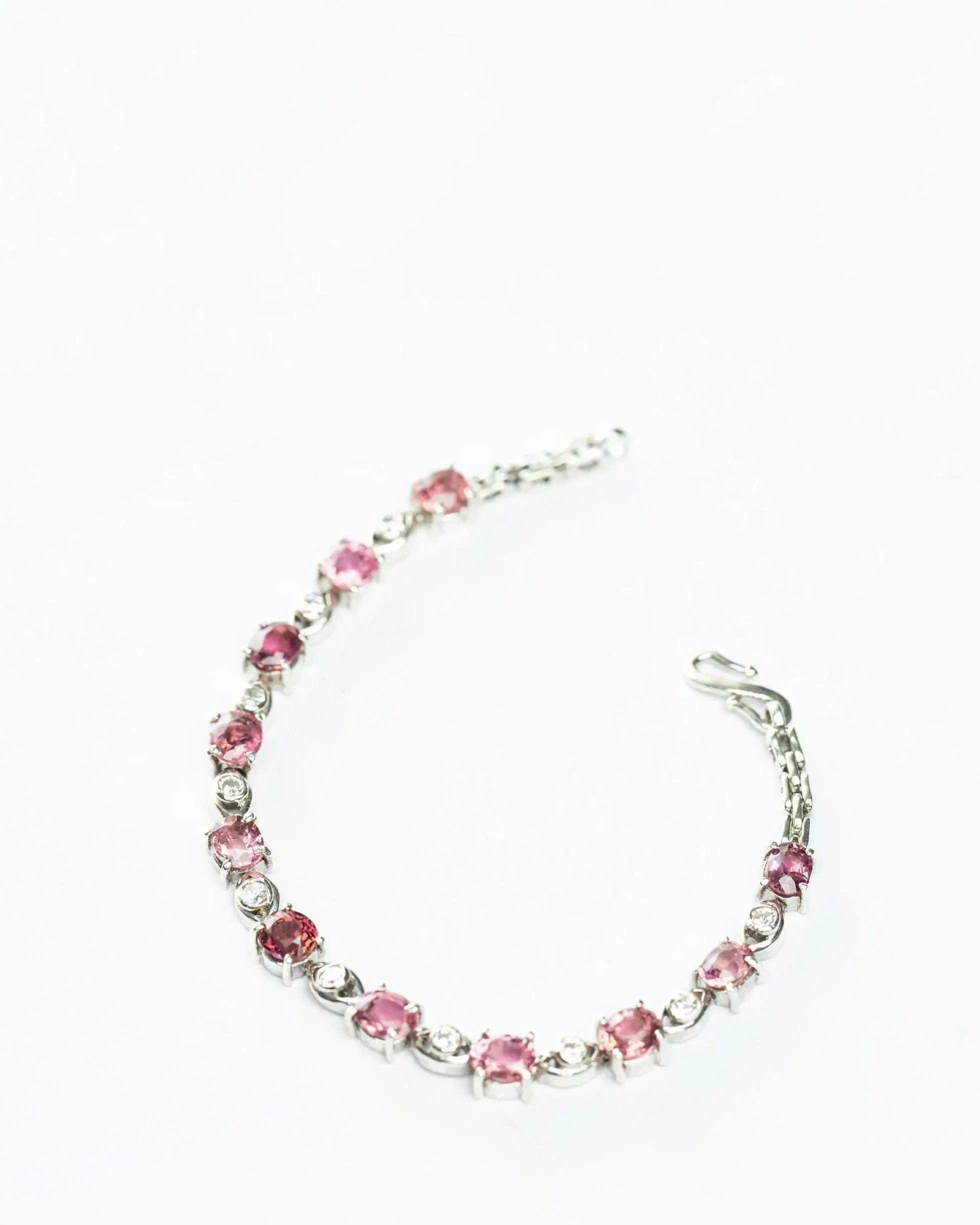 5.5ctw Pink Tourmaline Tennis Bracelet