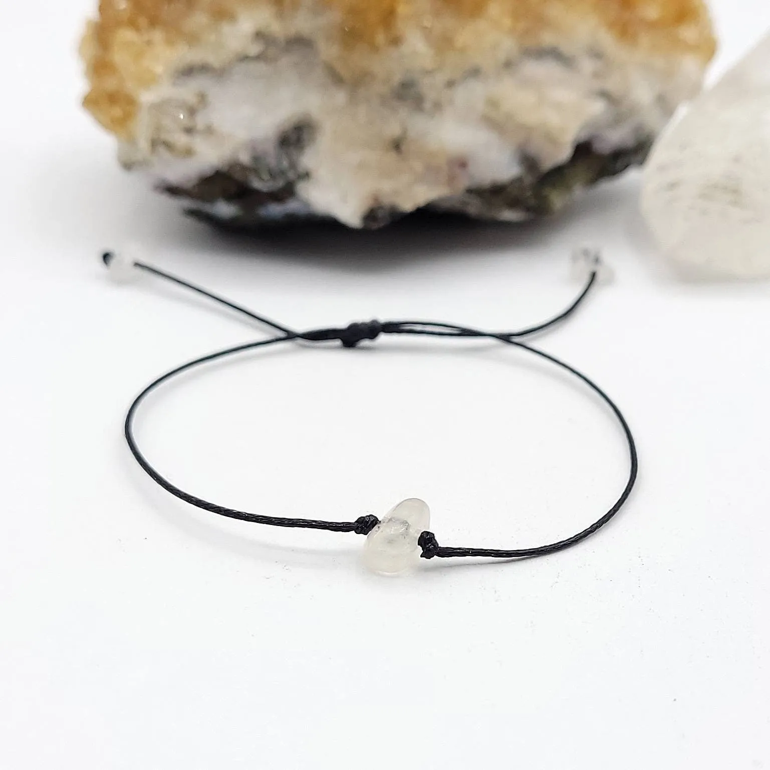 Adjustable Moonstone Bracelet