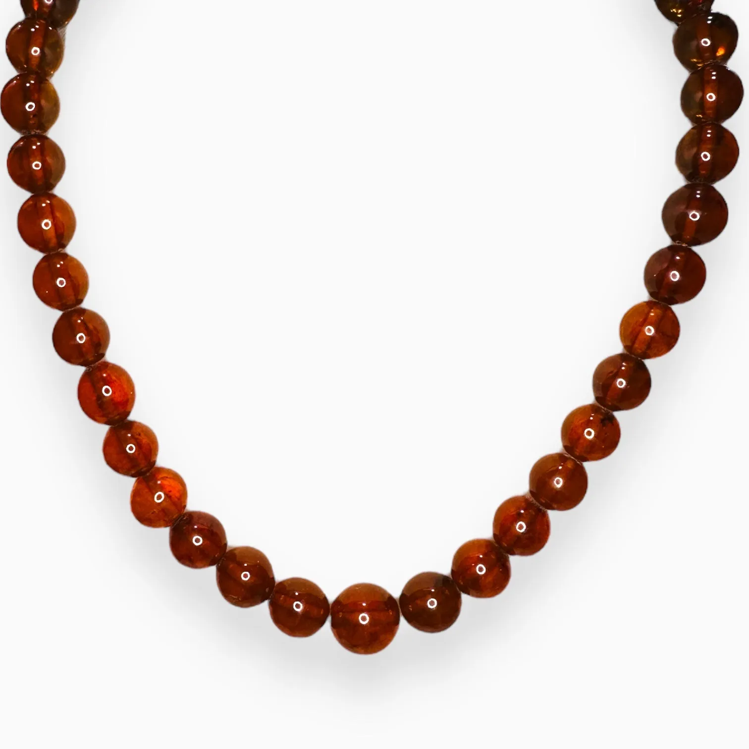 Amber Stone Beads Necklace 174 Carats