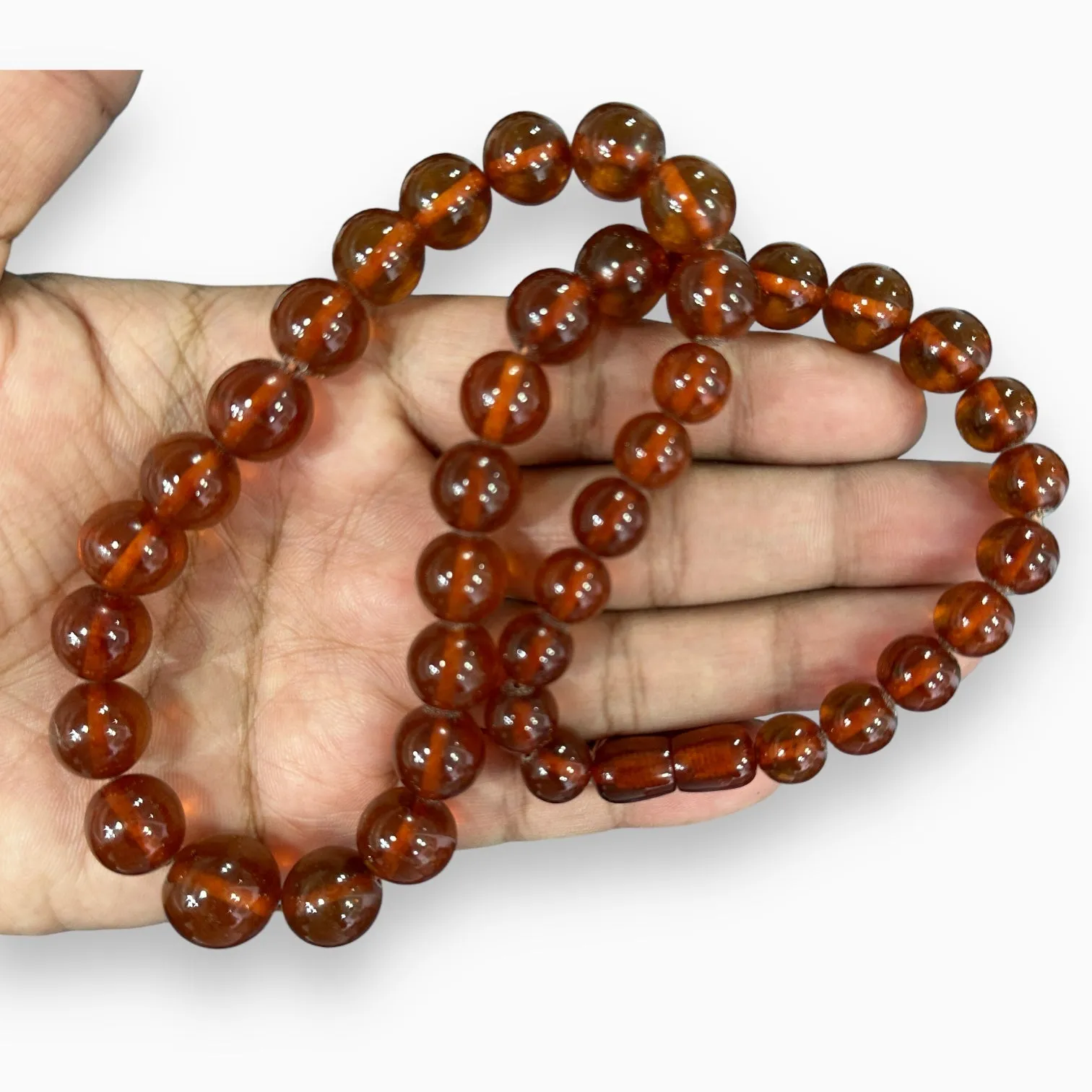 Amber Stone Beads Necklace 174 Carats