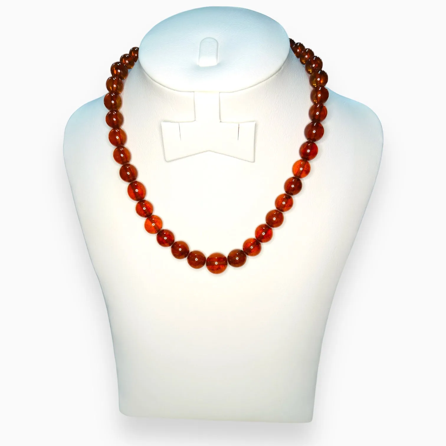 Amber Stone Beads Necklace 174 Carats