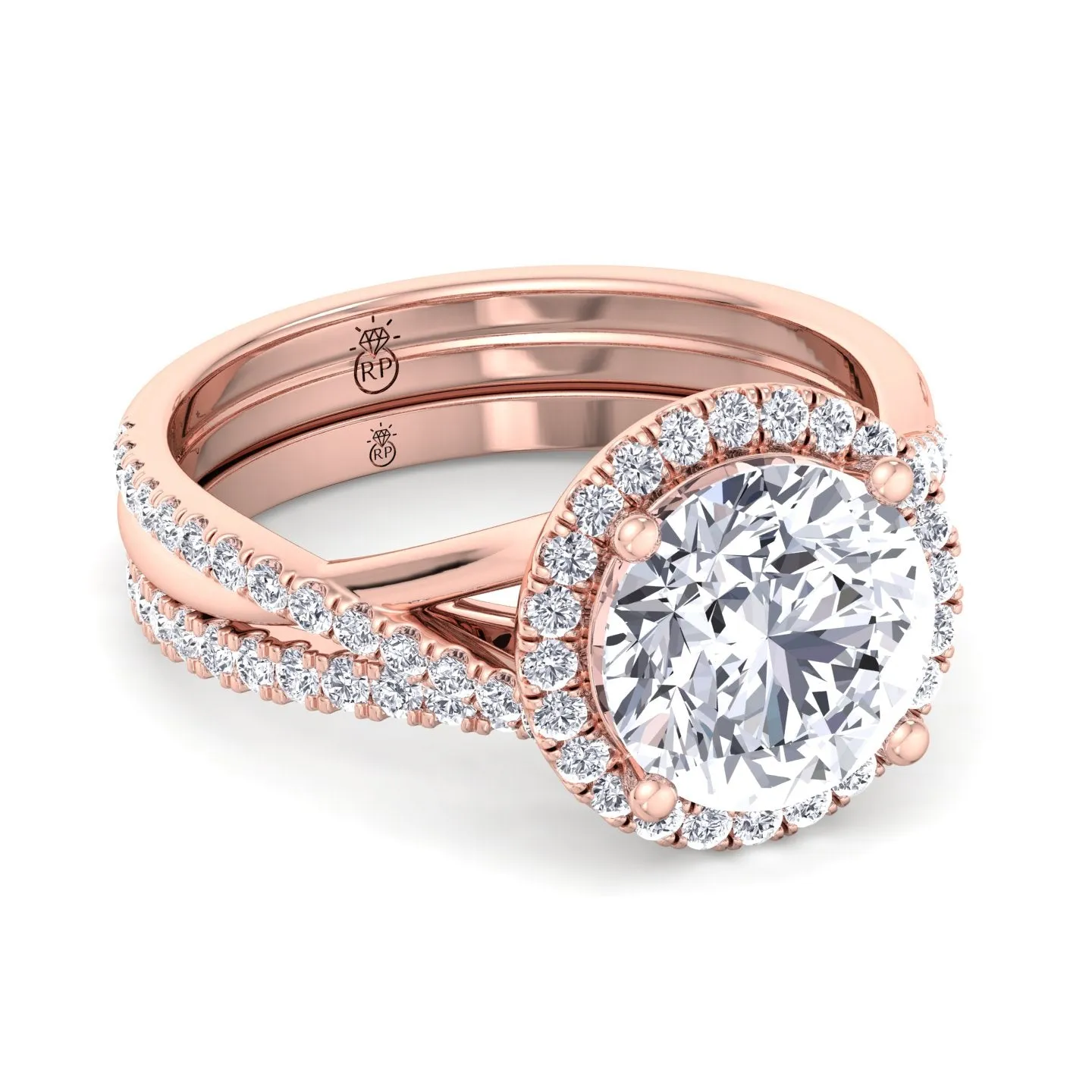 Bandfraser - Matching Pave Wedding Band (0.3 CT)