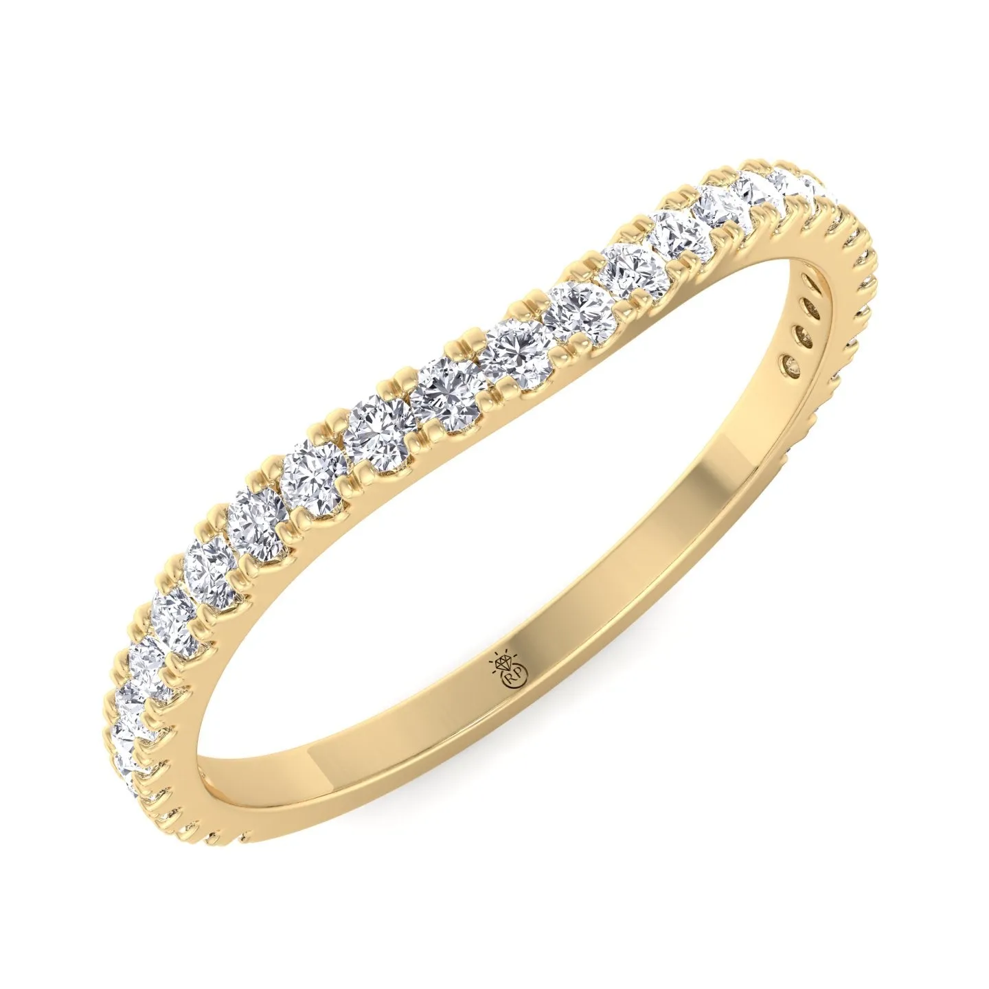 Bandfraser - Matching Pave Wedding Band (0.3 CT)