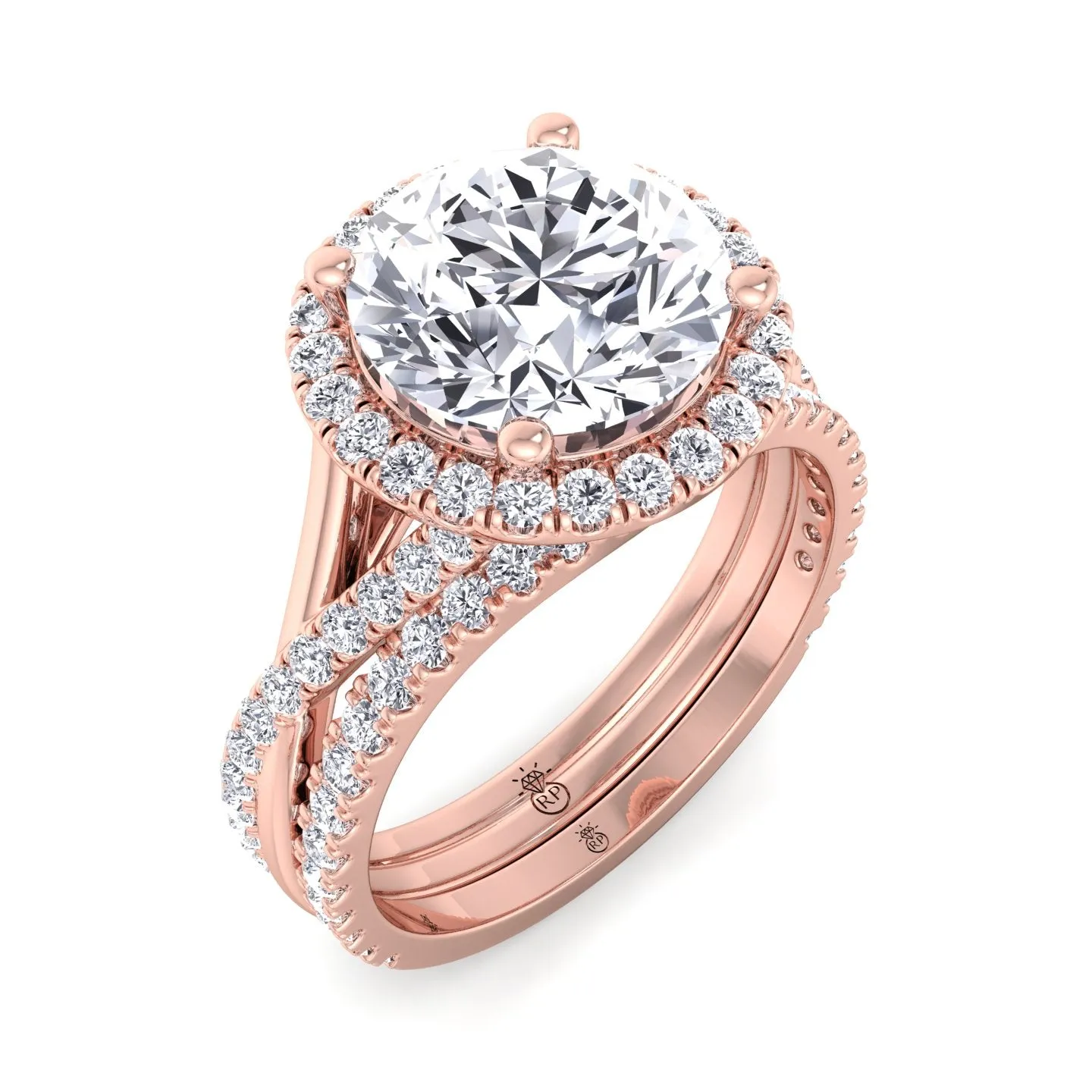 Bandfraser - Matching Pave Wedding Band (0.3 CT)