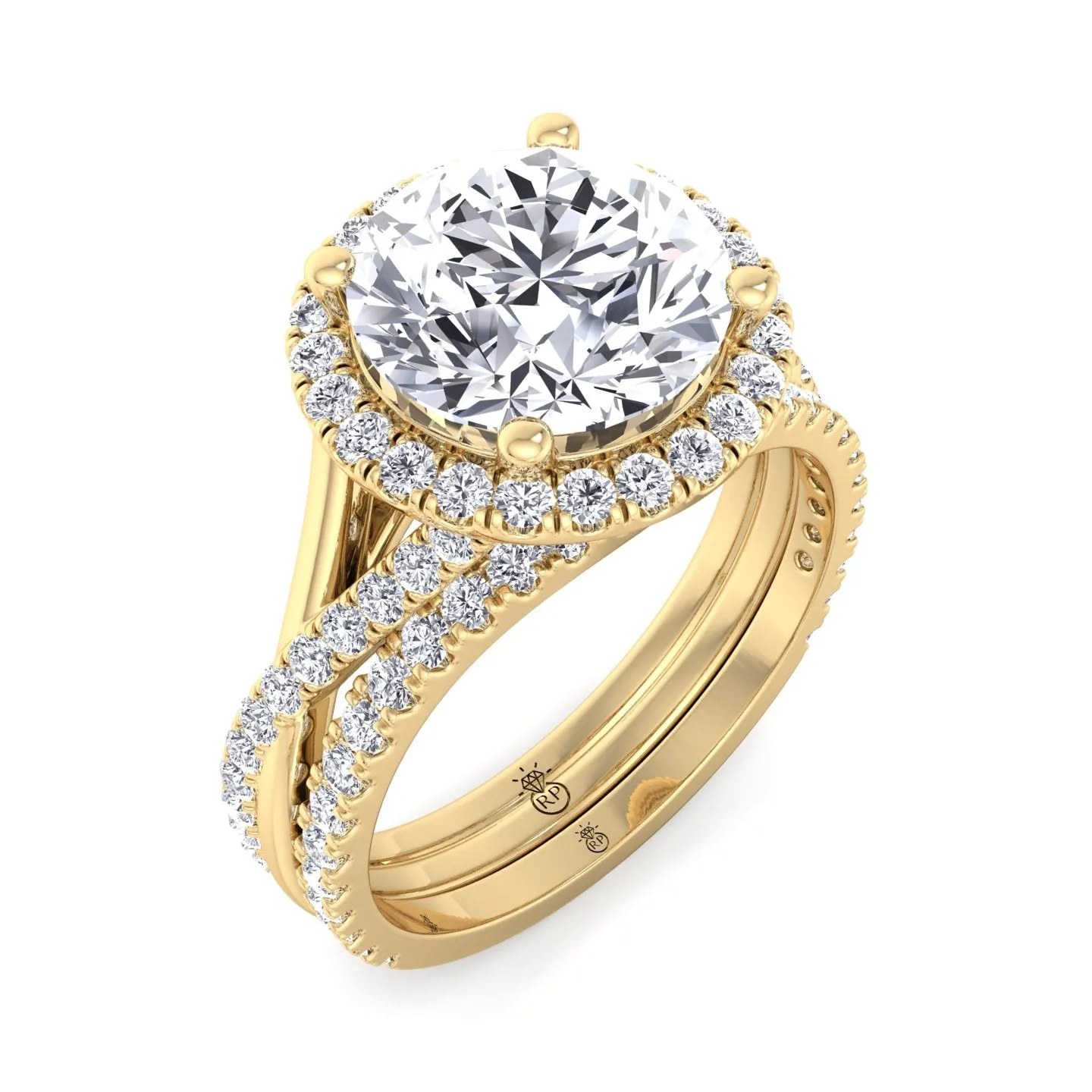 Bandfraser - Matching Pave Wedding Band (0.3 CT)