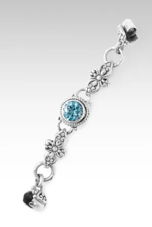 Bracelet Component™ in Blue Zircon