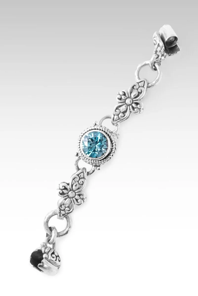 Bracelet Component™ in Blue Zircon