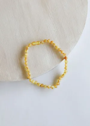 CanyonLeaf Kids Amber Necklace, Raw Honey