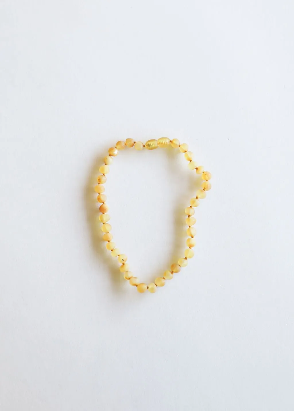 CanyonLeaf Kids Amber Necklace, Raw Honey