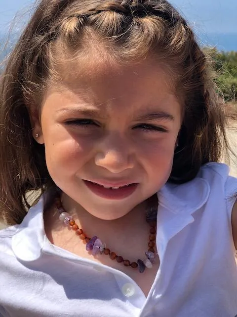 Cognac Amber   Amethyst Kids