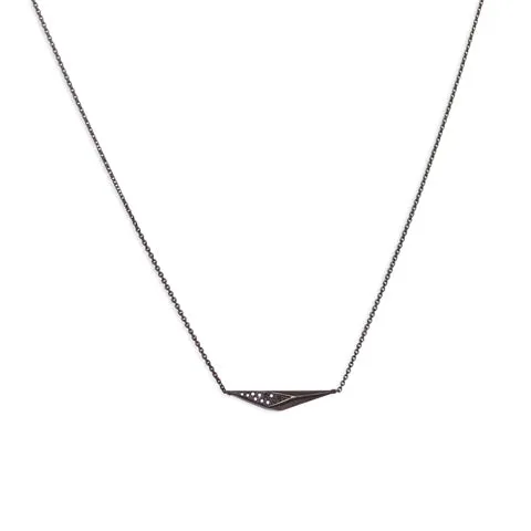 horizontal shard necklace