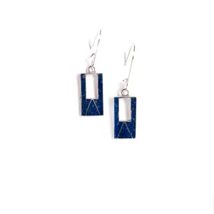 Lapis Lazuli Amoxil Earrings | Artisan Handcrafted Jewelry | Crafted in Santiago