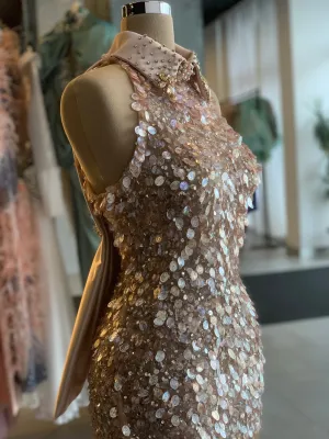 Laurel Gold/rose Beautiful Evening Dress