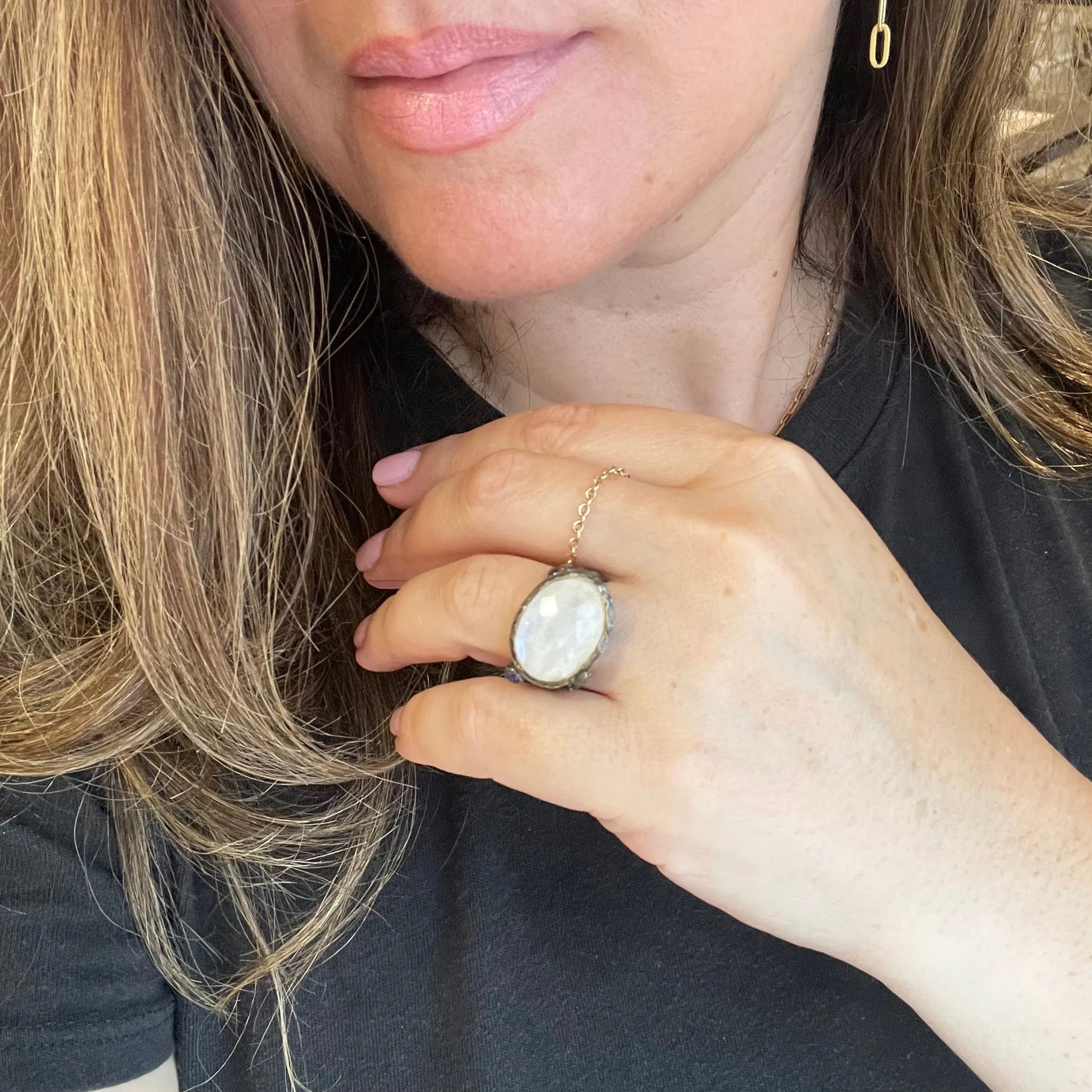 Moonstone Artisan Ring