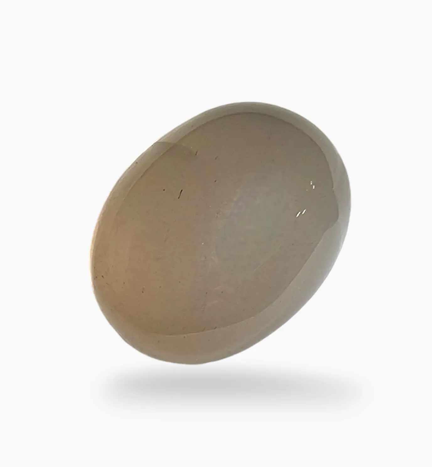 Natural Peach Moonstone Gemstone 5.23  Carats Oval Cabochon Shape  12.7x10mm