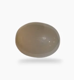 Natural Peach Moonstone Gemstone 5.23  Carats Oval Cabochon Shape  12.7x10mm