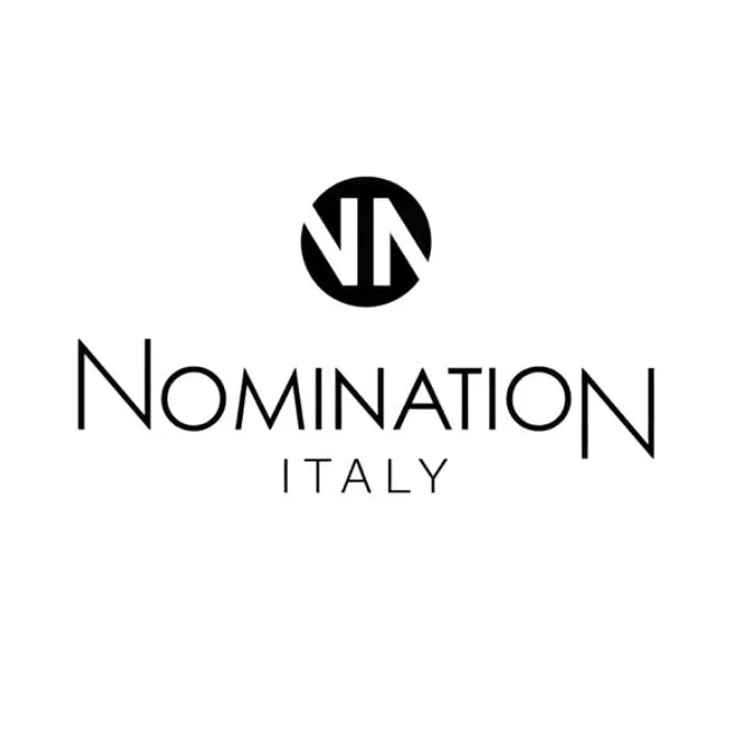 NOMINATION Charm Double Silver and CZ 3 Squares