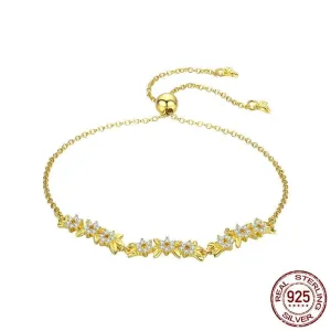 Olive Leaf Clear Cubic Zircon