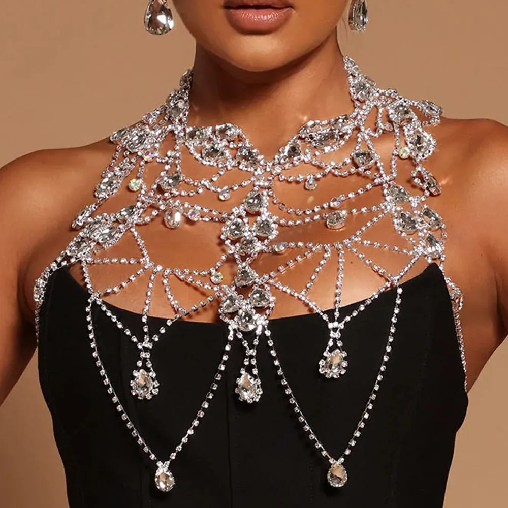 Opulent Decolletage Rhinestone Necklace