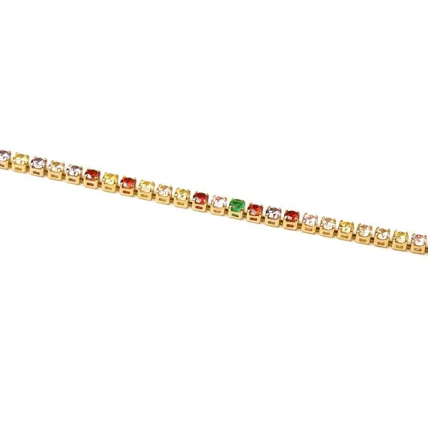 Rainbow Zircon Bracelet