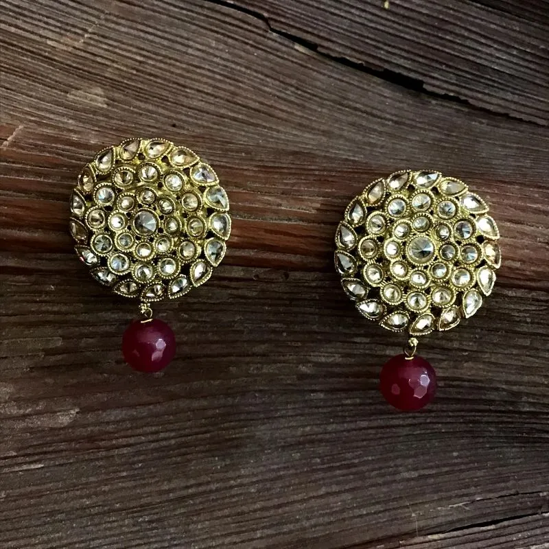Ruby Antique Earrings 13610-0681