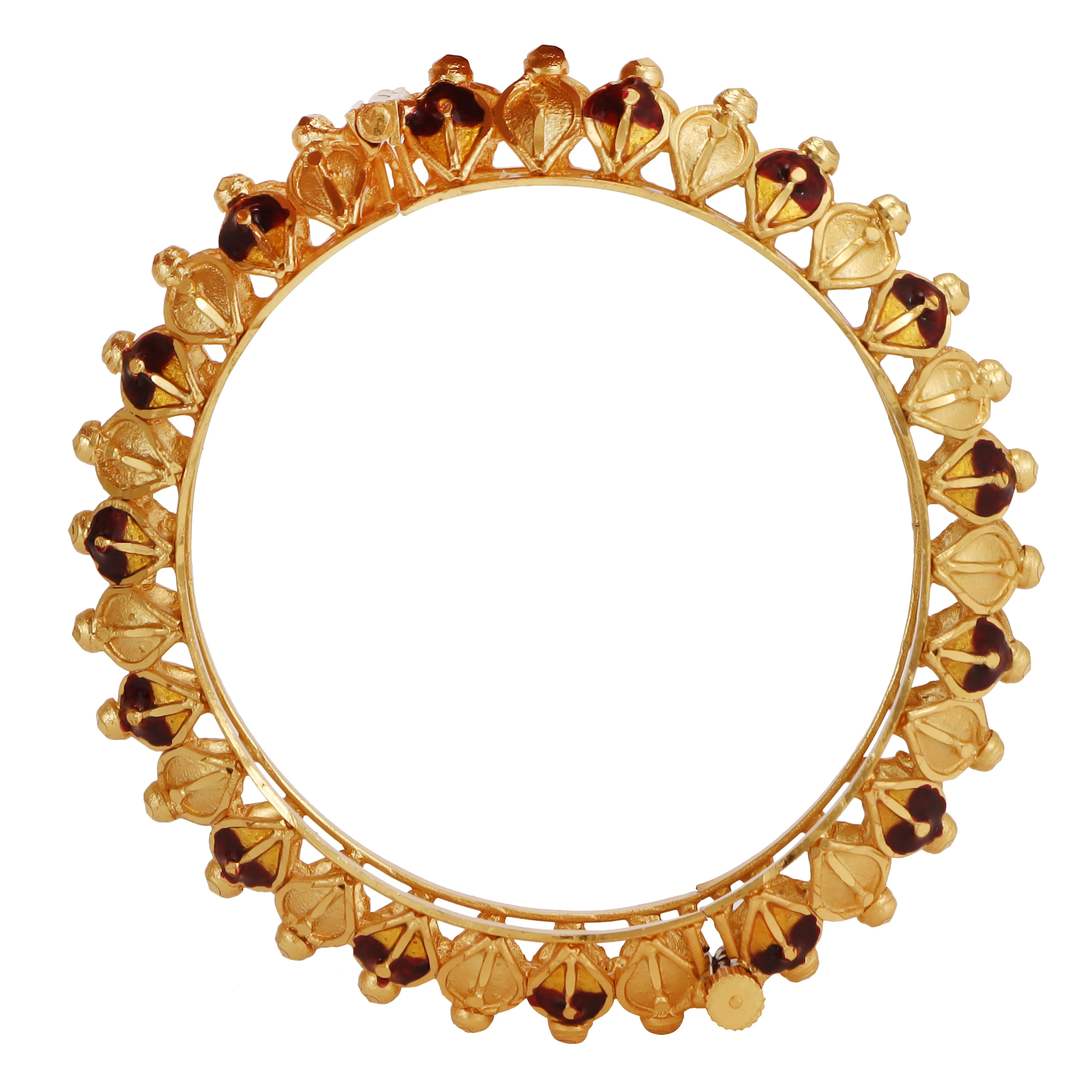 Shikha Kankan - One Piece | 24K Gold Plated Bangles