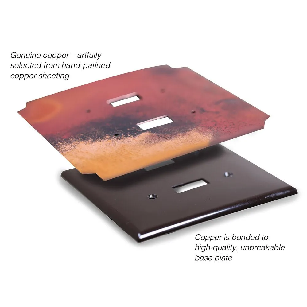 Sierra Copper - 1 Phone Jack Wallplate