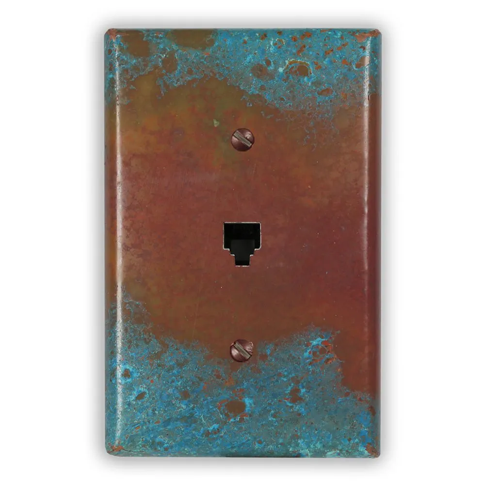 Sierra Copper - 1 Phone Jack Wallplate