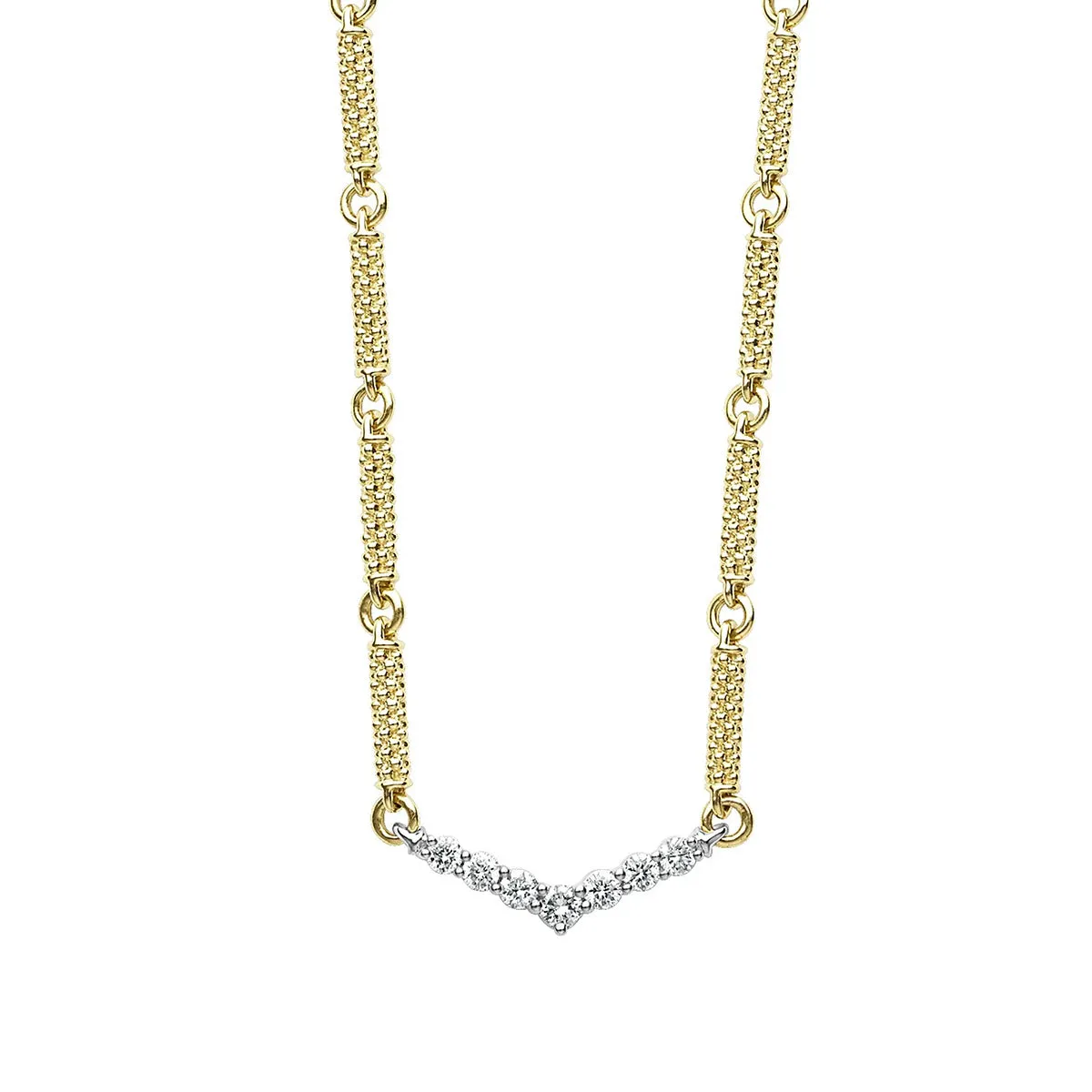 Superfine Diamond Station Necklace