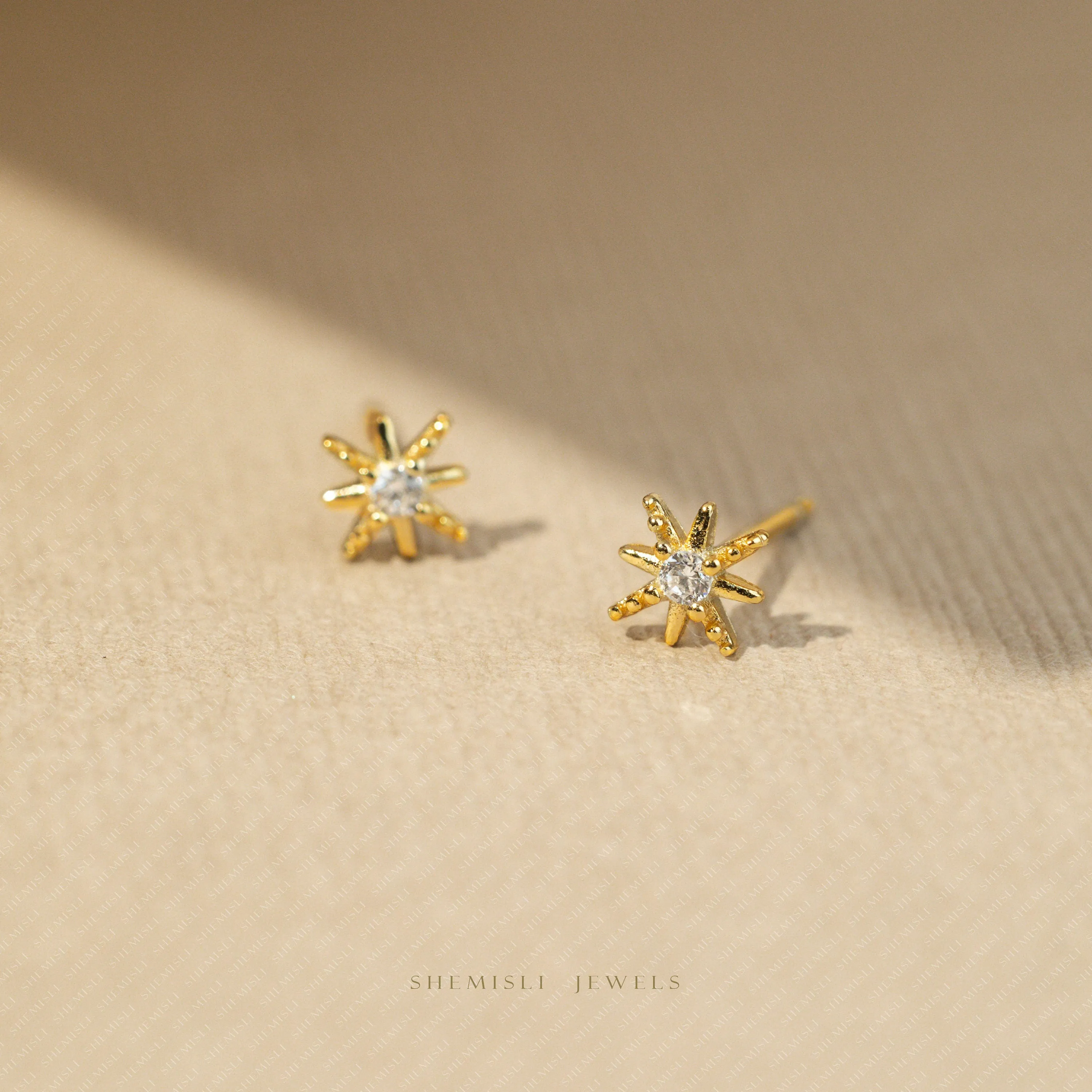 Tiny Star Studs, Unisex, Gold, Silver SS034 SS341 SS342 SS343 SS344 Butterfly End, SS353 SS485 Screw Ball End (Type A)