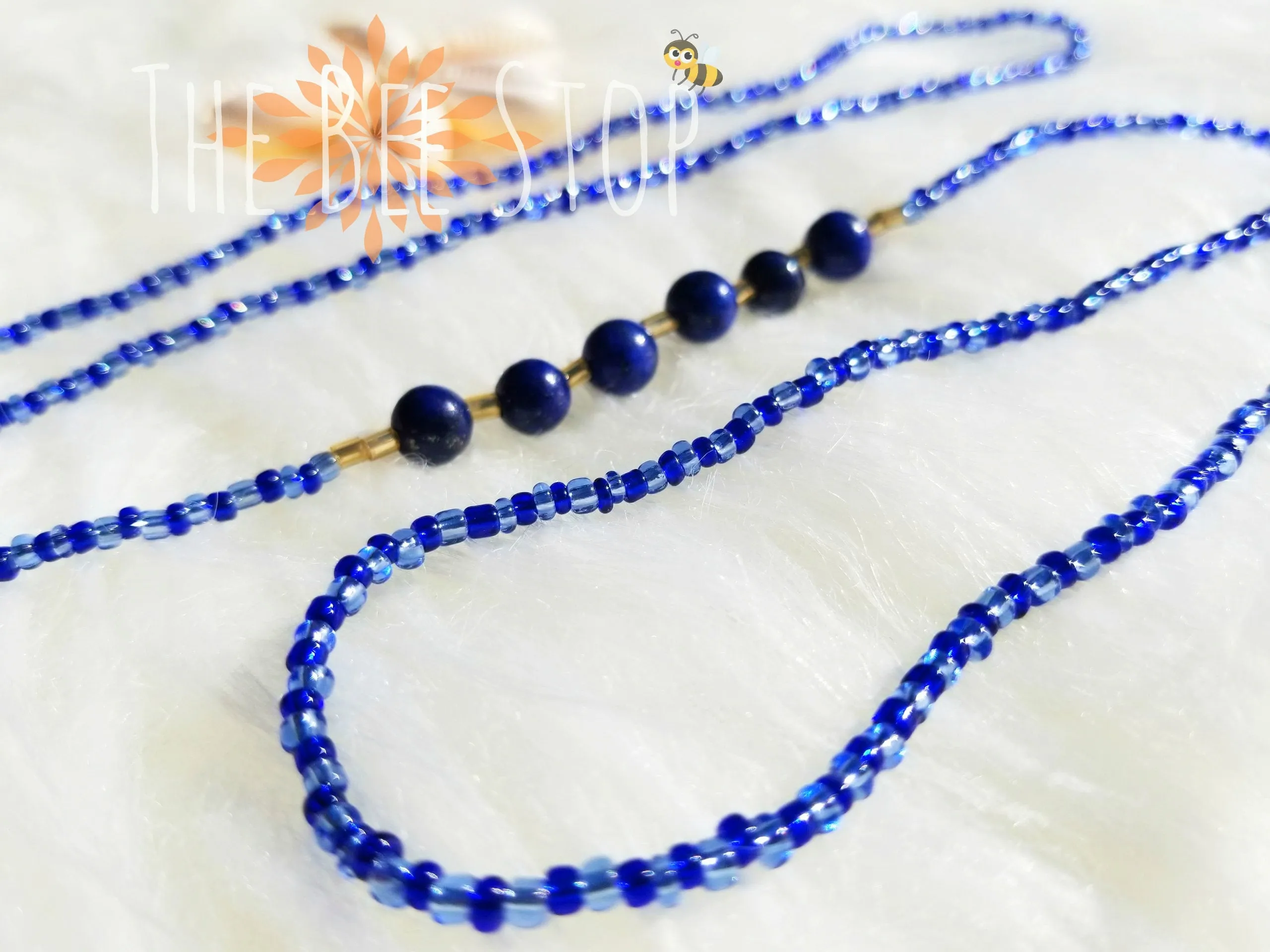 True Blue 》Waist Beads